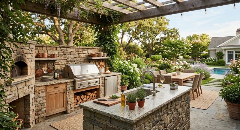 Outdoor Kitchen Remodeling in Katy, TX